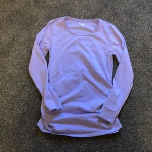Old navy light purple maternity long sleeve